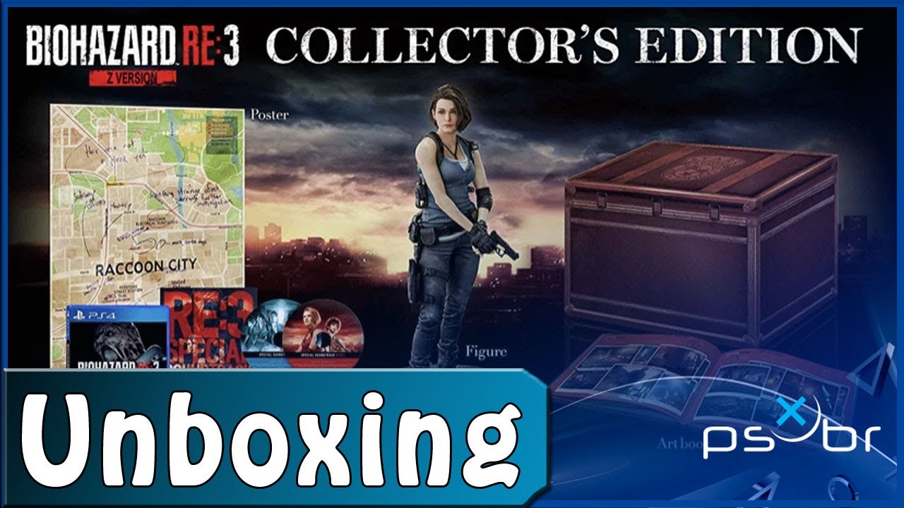 Resident Evil 3 Remake Collector's Edition - Unboxing da Edição