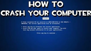 How to Crash Your / Friend's Computer - Prank Your Friends with Notepad Tricks