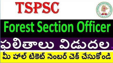 Forest Section Officer results are out, Check in ||TSPSC || special must watch now by  SRINIVAS Mech