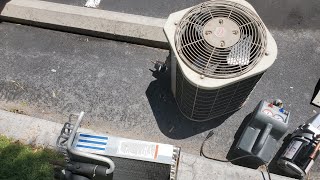 Changing R22 to 410A Condenser and Evaporative Coil Simple Easy Tutorial