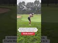 Charlie Woods, son of Tiger Woods, failed to reach match play after this hole (via trevor.keaton/IG)