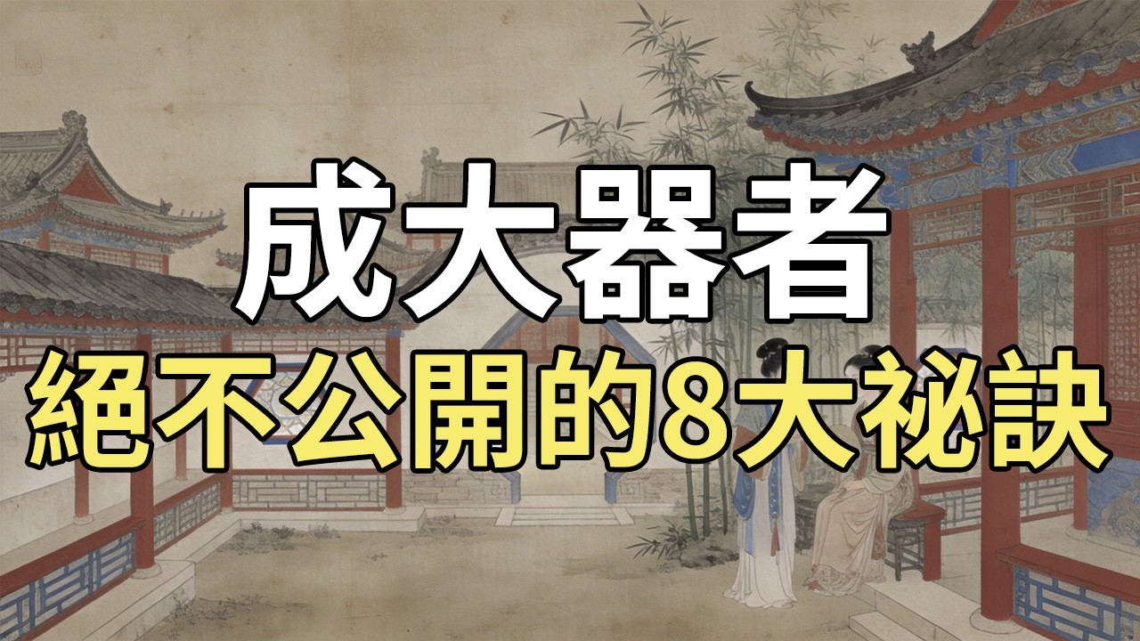 那些能成大業的人，心裡都藏着這8條底線智慧！防身必備，越早懂越好！#城府必修課#人際關系#心理學應對#認知突圍#防身心法#硬核干貨#成长思維