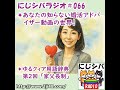 にじシバラジオ#066 ✦あなたの知らない婚活アドバイザー動画の世界！ ✦ゆるクィア用語辞典 第２回「家父長制」