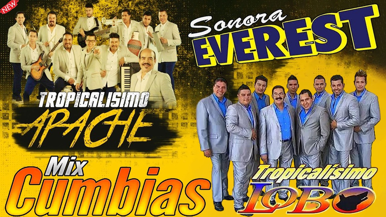 Tropicalisimo Apache,Tropicalisimo Lobo,Sonora Everest...🎹🎸CUMBIAS PARA BAILAR TODA LA NOCHE💃