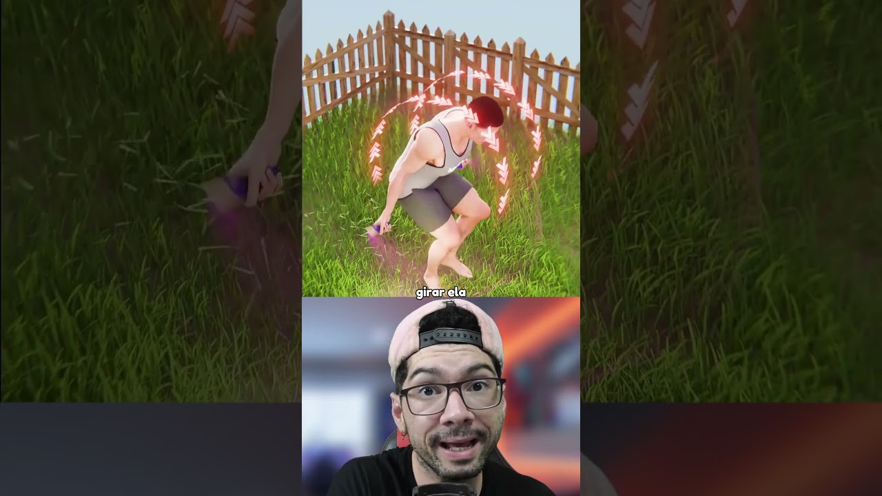 ELE TEM UMA NOVA TÉCNICA PRA CORTAR A GRAMA!😱