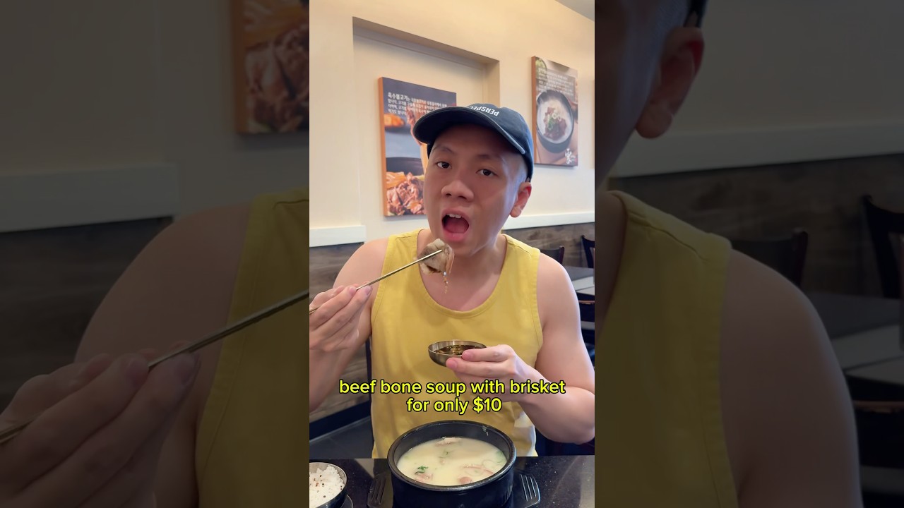 Amazing korean bone soup deal! 