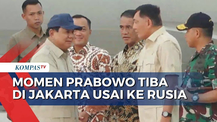 Inilah Momen Presiden Prabowo Tiba di Jakarta Usai Lawatan ke Rusia