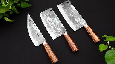 DAO PHÚC SEN, Bộ Dao Chăt gà, Thái Bản 10 Cực Sắc_ Hàng Chuẩn Của HTX Dao Phúc sen