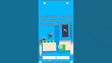 Fancade platformer assets tutorial: Physic Box