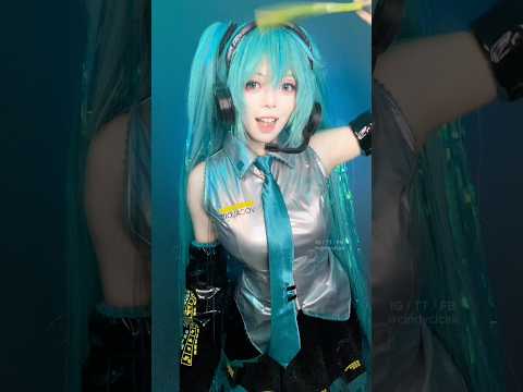 Hacune migu #hatsunemiku #cosplay #vocaloid #dance