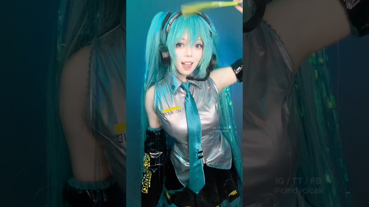 Hacune migu #hatsunemiku #cosplay #vocaloid #dance
