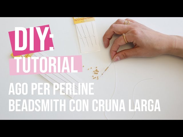 Ago per perline Beadsmith con cruna larga 