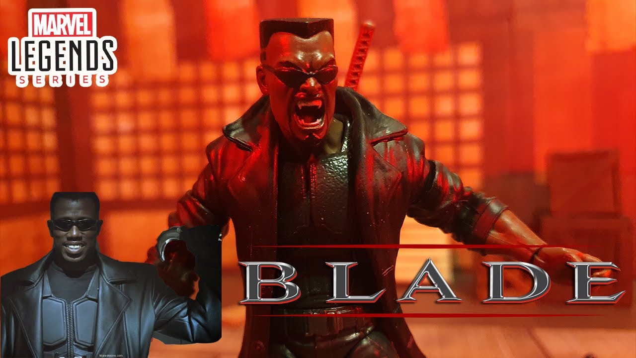 Marvel Legends Marvel Knights BLADE action figure review YouTube
