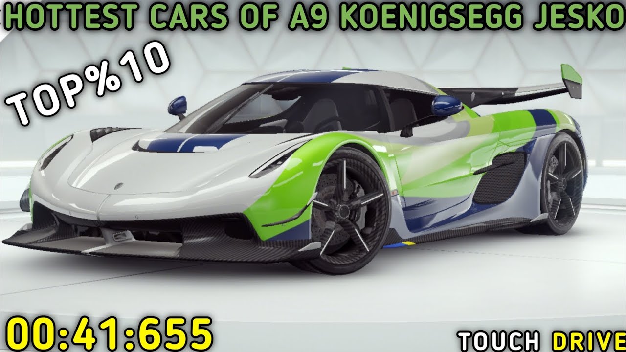 Asphalt 9: Hottest Cars of A9 - Koenigsegg Jesko - Free Try and Free Decal - Top 10% - TouchDrive