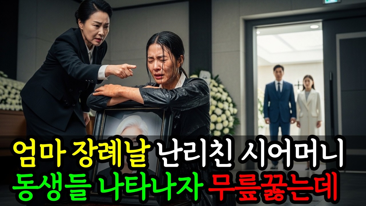 친정엄마 발인날 육개장 부은 시어머니, 5분 뒤 검사 남동생이 수갑을 꺼냈다 | 가족갈등 | 노후사연 | 감동사연 | 오디오북 | 충격실화 | 막장사연