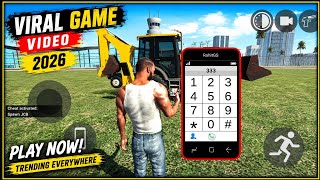 Indian Bikes Driving 3D 😈 game video viral video#dial call video JCB 🚜 vs car bike new video #2026😈