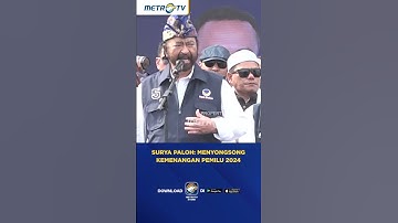 Surya Paloh Menyongsong Kemenangan Pemilu 2024 #shorts