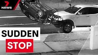 A street race has come to a crashing end in Sydney | 7 News Australia