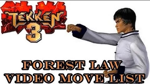 Forest law ki patki | all secret moves in tekken 3 | law