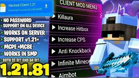 BEST HACK CLIENT FOR MCPE!! || APOLLON CLIENT 1.21.81 || BEST MOD!!