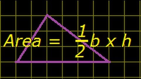 Area of triangle - Derivation of the formula| mensuration Grade 8