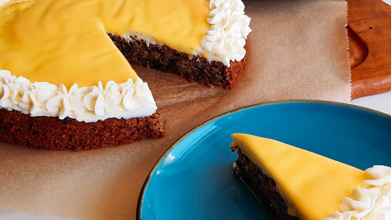 Eierlikörkuchen / Egg liqueur cake/ Bánh ruou trung