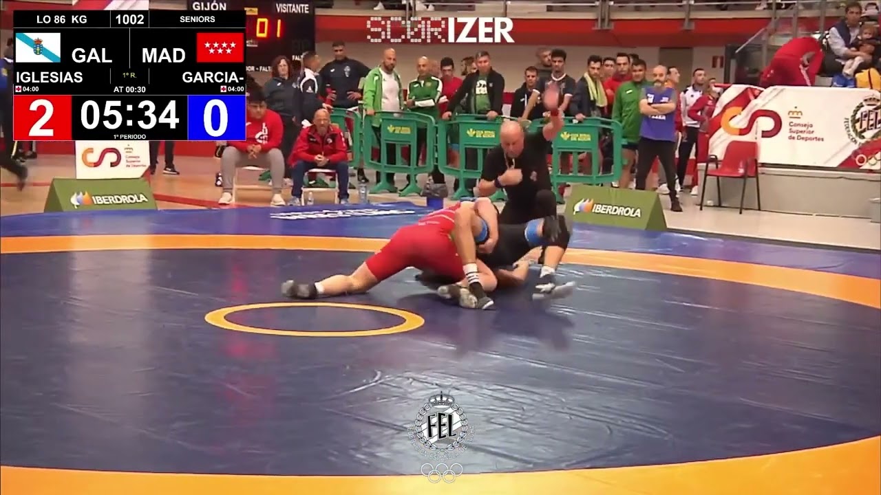 1º R. FS - 86Kg: IGLESIAS VILELA, DAMIAN (GAL) GARCIA-ZOZAYA GUILLEN, JAIME (MAD)