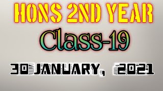 Hons 2nd year class 19 topic Chapter 06 Arrays Subscripted Variables