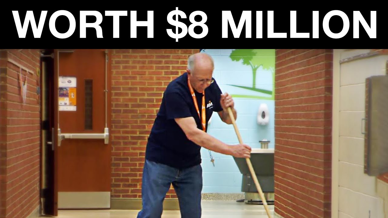 The Janitor Who Secretly Had $8 Million Dollars Saved - YouTube