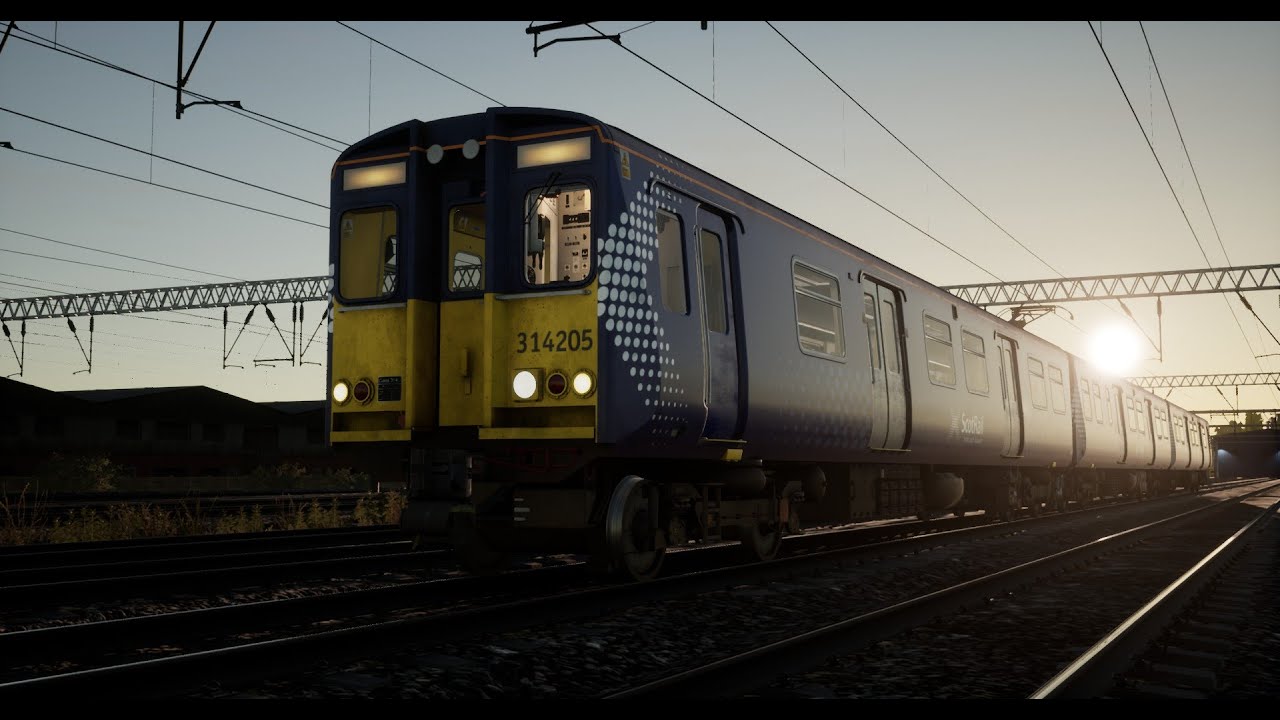 5M74 Shields Depot - Glasgow Central - Cathcart Circle Line - Class 314 - Train Sim World 2