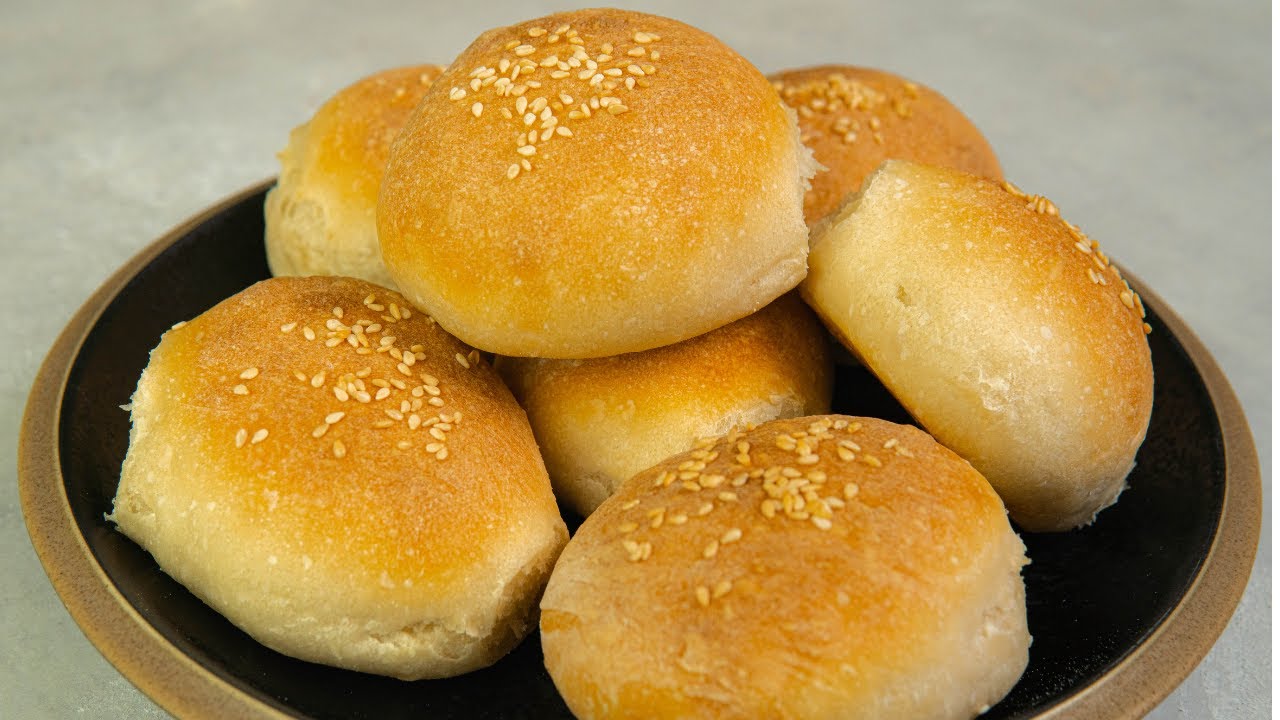 Easy No Knead Crusty Bread Rolls 3 Ingredients Only! YouTube