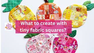 Turn tiny fabric squares into stunning Summer Coasters!