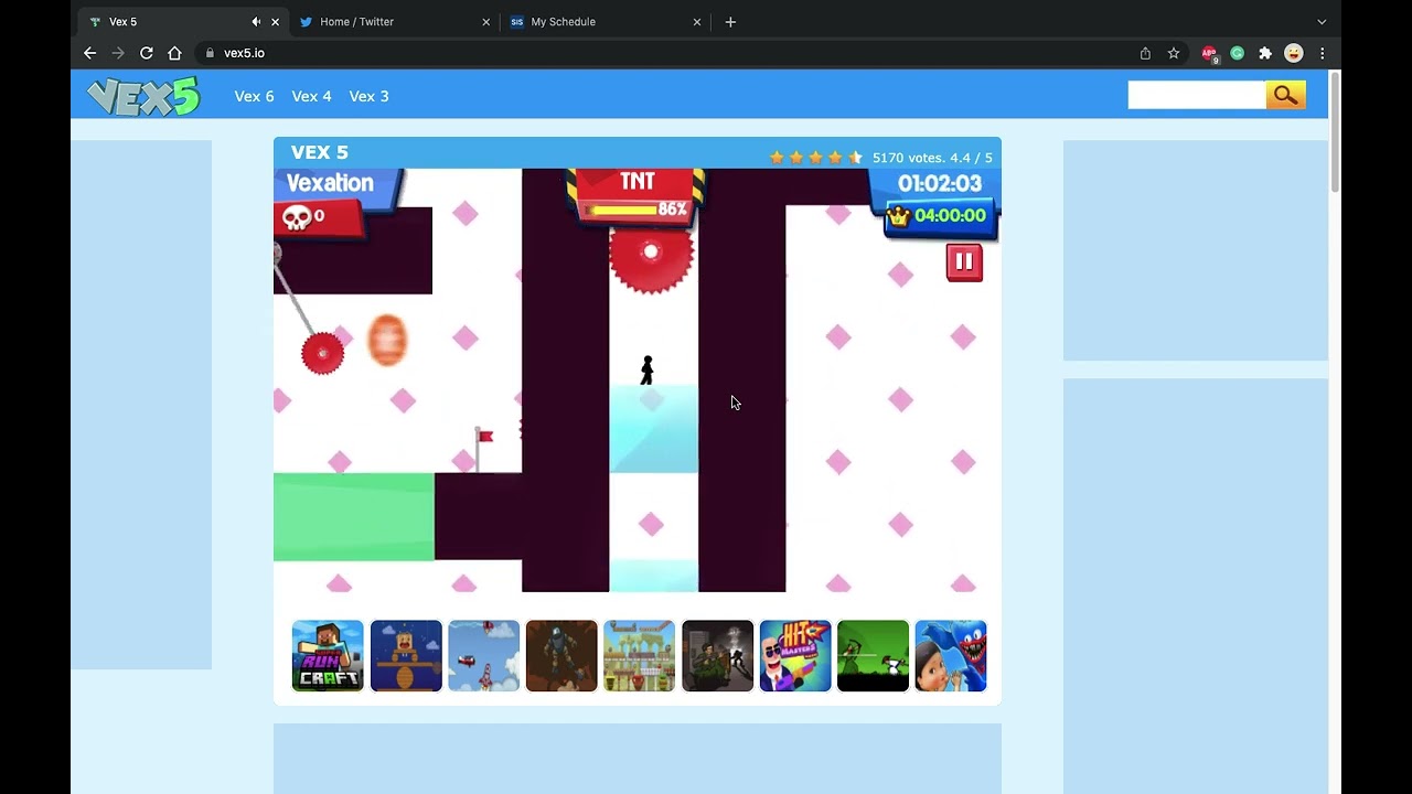 Vex 5 Vexation World Record Speedrun YouTube