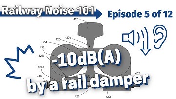 E5 - Rail damper -10dB(A) noise reduction