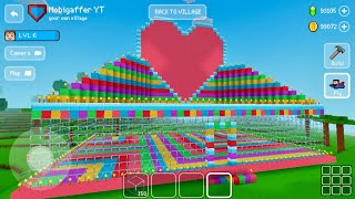 Block Craft 3D: Crafting Game #3989 | Big Heart ❤️ Glass House 🏠