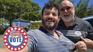 Full Our First Florida Primary Together | JC’s First Vote as a U S Citizen 🇺🇸 Update