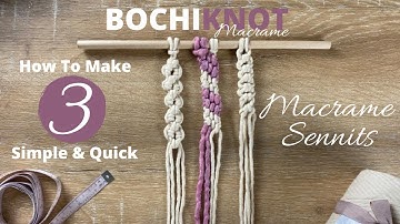 3 Intermediate Patterns to Help Jumpstart Your Macrame Designs