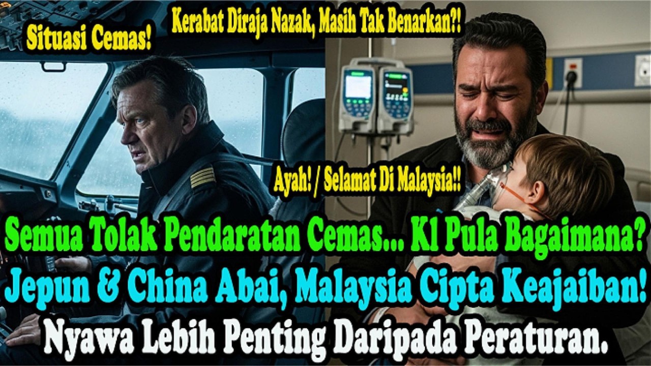 Ditolak Jepun & China, Jet Putera Arab Disambut Malaysia.Tindakan Kemanusiaan Ini Buat Dunia Terharu