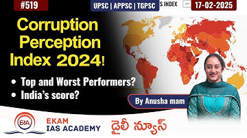 Corruption Perception Index 2024! @ekamiasacademy_official