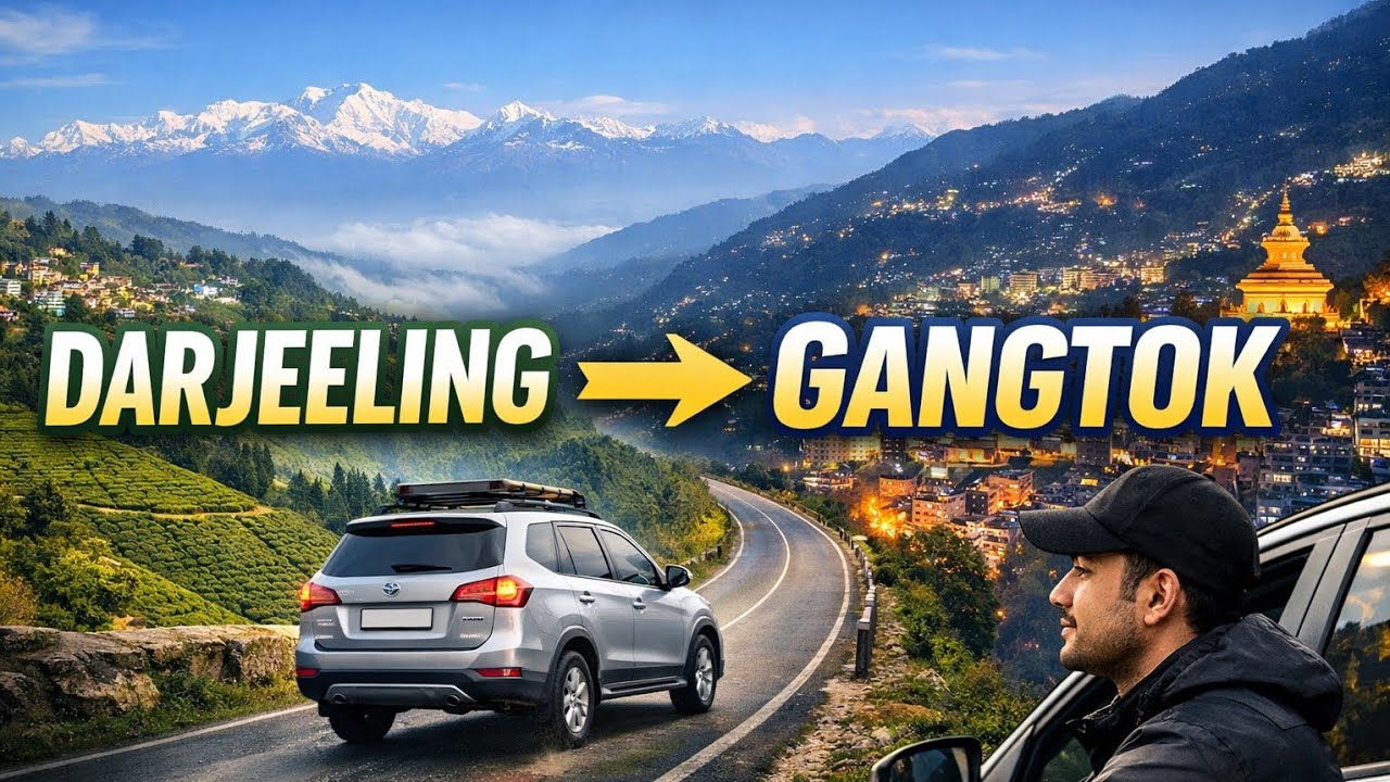 From Darjeeling to Gangtok 🚗 | Hill Drive Experience