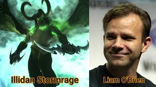 Character and Voice Actor - World of Warcraft The Dark Portal - Illidan Stormrage - Liam OBrien