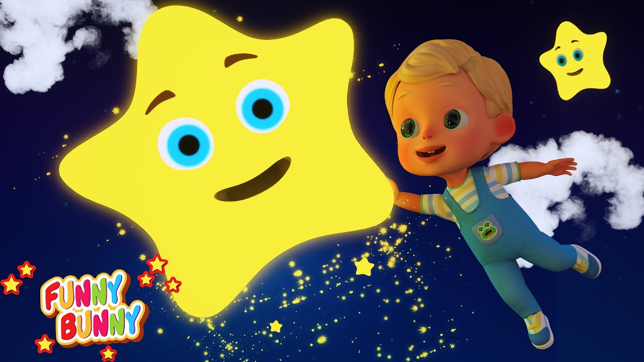 Twinkle Twinkle LIttle Star | Funny Bunny Nursery Rhymes & Kids Songs