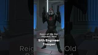 Sith Empire Units - Reign of the Old Republic Mod #starwars #battlefront2 #shorts