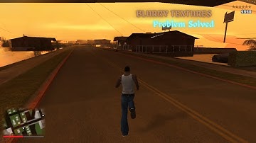 How To Fix Blurry Textures In Gta San Andreas #dunki