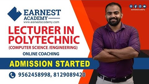 Kerala PSC | Polytechnic Lecturer - Computer Science Engineering | Overview