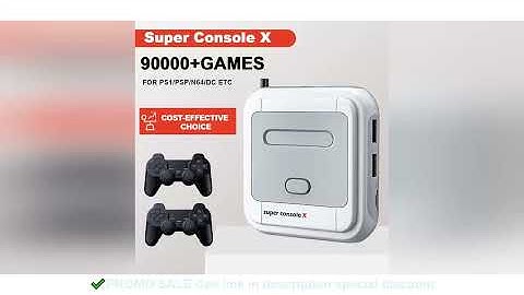 KINHANK Game Box Super Console X Retro Video Game Console Support 90000 Games 50 Emulators for PS1/P