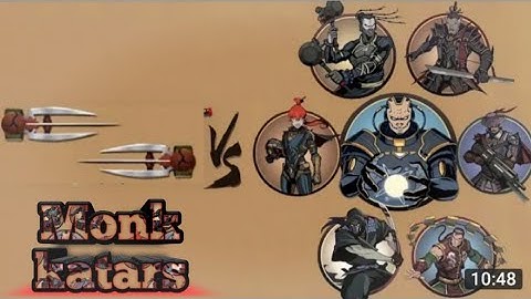 Shadow Fight 2 || Monk katars vs TITAN Bodyguard |「iOS/Android Gameplay」