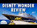 Disney Wonder Tour & Disney Wonder Review ~ Disney Cruise Line ~ Cruise Ship Review [4K Ultra HD]