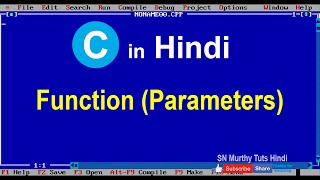 22. C Tutorial in Hidni - Function Parameters