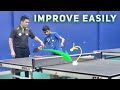 Increase spin and control placement for the heavy underspin serve